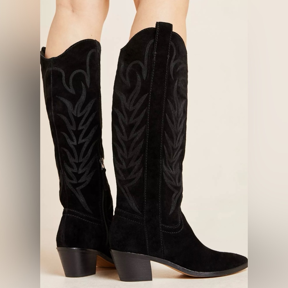 Never Been Worn! DOLCE VITA Black Solei Western Boots Size 7.5